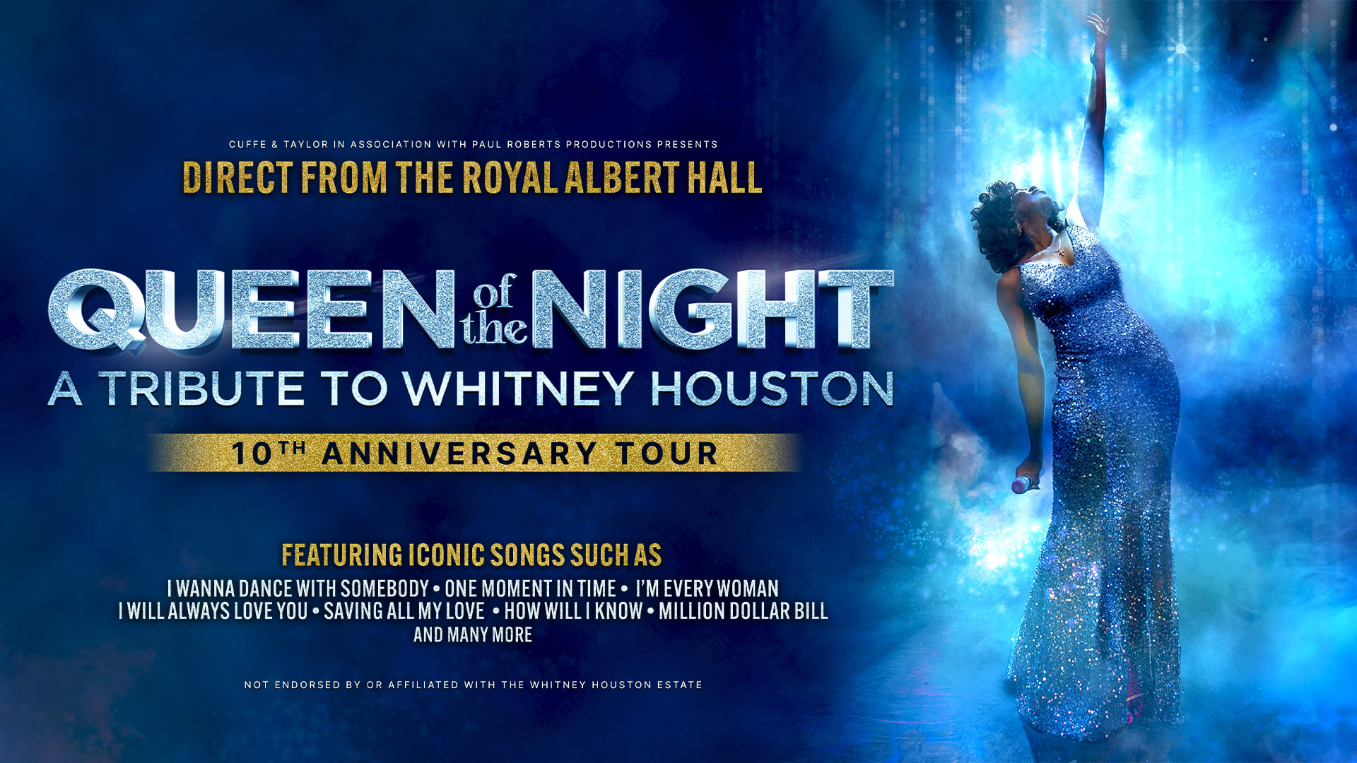 Queen of the Night A Tribute to Whitney Houston Tickets Tributes Tours & Dates ATG Tickets